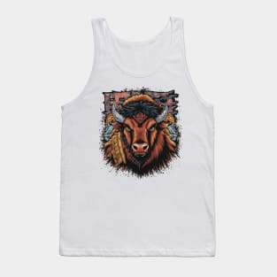 Bitter Bison Japanese Art Print Tank Top